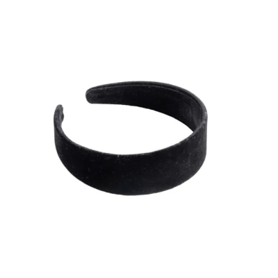 CAILAP HIUSPANTA LEVEÄ MUSTA SAMETTI