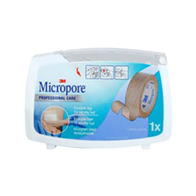 3M Micropore 1,25 cm x 9,1 m ruskea katkokela 1 kpl