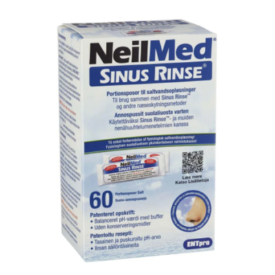 NeilMed Sinus Rinse suola-annospussi 60 kpl