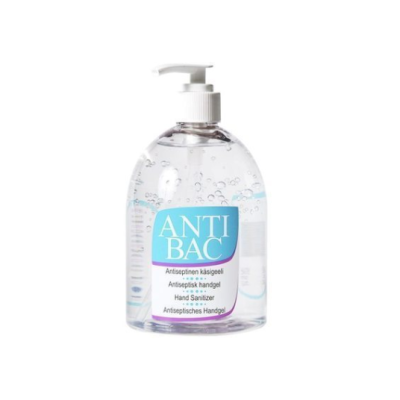 Antibac antisept. käsigeeli pumppupullo 500 ml