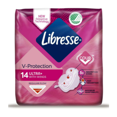 Libresse Ultra Normal Wing kuukautisside 14 kpl