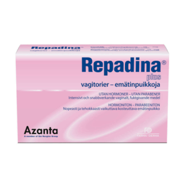 Repadina Plus 10 mg emätinpuikko 10 kpl