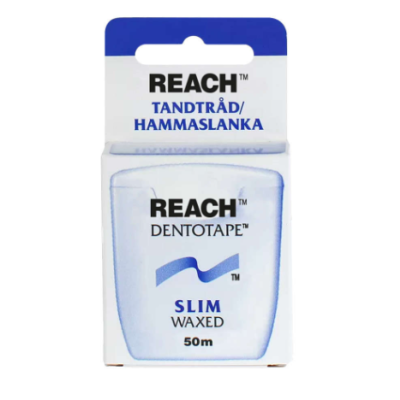 Hammasl Dentotape Slim vahattu 50m 1 kpl