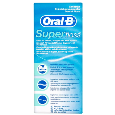 Oral-B Hammaslanka Super Floss 50 kpl
