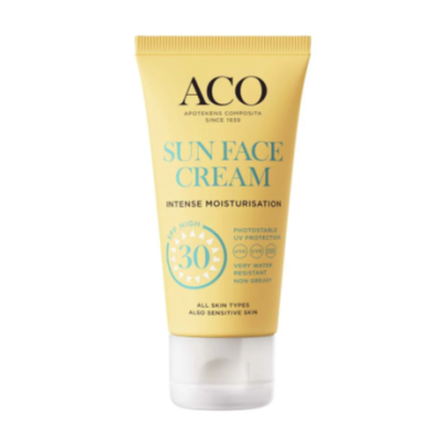 ACO Sun Face Cream SPF 30 hajusteeton 50 ml
