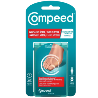 Compeed Rakkolaastari varpaat 8 kpl