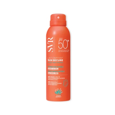 SVR Sun Secure Lait Crepitant SPF50+ r&auml;tisev&auml; voide, lapset 200 ml