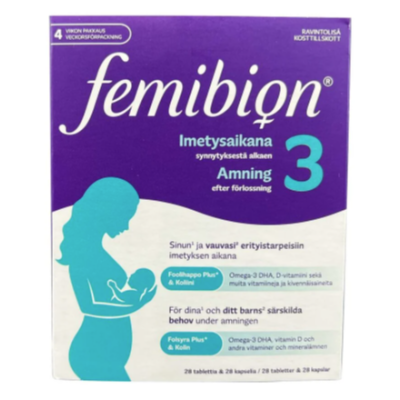Femibion 3 28 tablettia + 28 kapselia 1 kpl