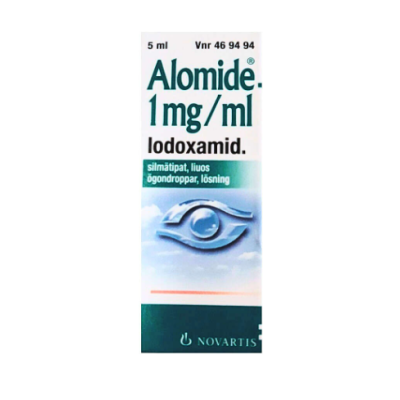 ALOMIDE 1 mg/ml 5 ml silmätipat, liuos