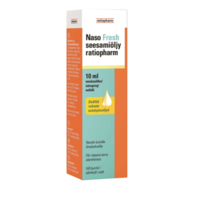 Naso Fresh seesamiöljy ratiopharm nenäsuihke 10 ml