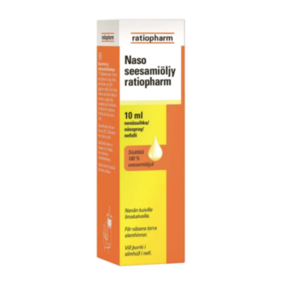 Naso seesamiöljy ratiopharm spray 10 ml
