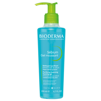 Bioderma Sebium Gel Moussant cleansing pump 200 ml