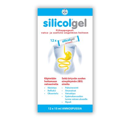 Silicolgel piihappogeeli annospussit 12 x 15 ml