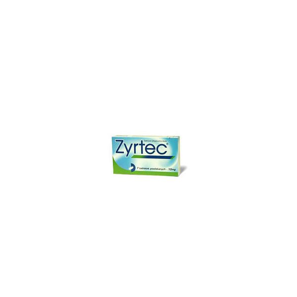 ZYRTEC tabletti, kalvopäällysteinen 10 mg 10 fol