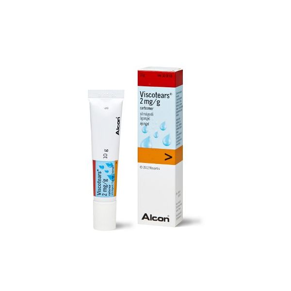 VISCOTEARS silmägeeli 2 mg/g 10 g