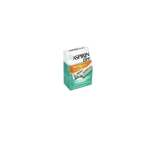 ASPIRIN ZIPP rakeet 500 mg 20 kpl