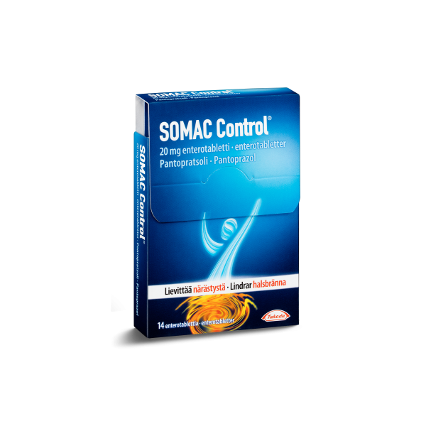 SOMAC CONTROL enterotabletti 20 mg taskupakkaus 14 fol