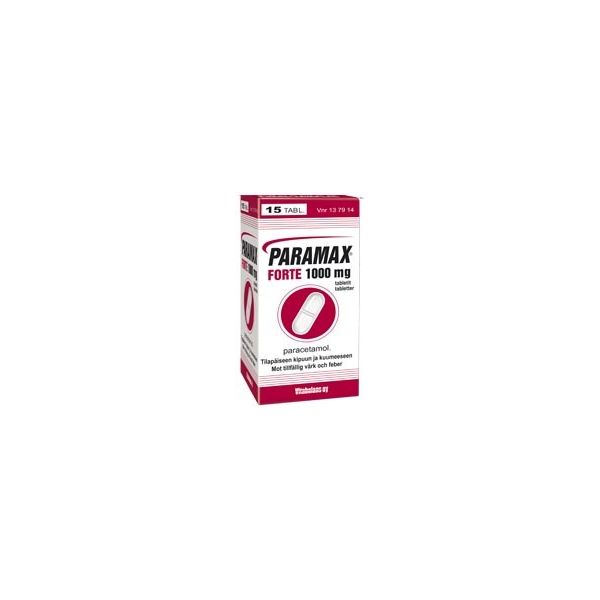 PARAMAX FORTE tabletti 1000 mg 5 fol