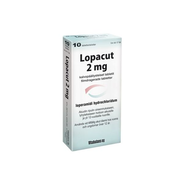 LOPACUT tabletti, kalvopäällysteinen 2 mg 10 fol