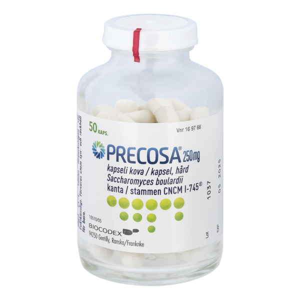 PRECOSA kapseli, kova 250 mg 50 kpl