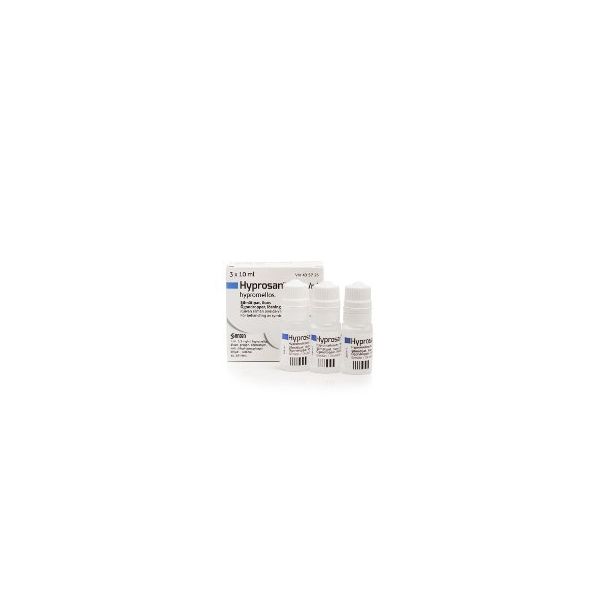 HYPROSAN silmätipat, liuos 3,2 mg/ml 3 x 10 ml