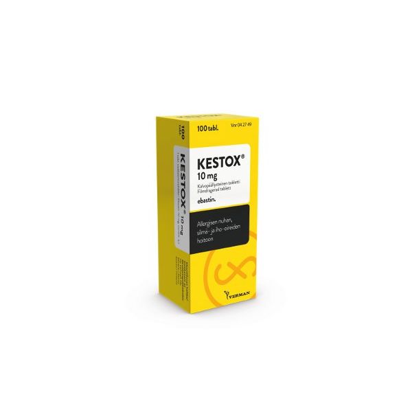 KESTOX tabletti, kalvopäällysteinen 10 mg 100 fol