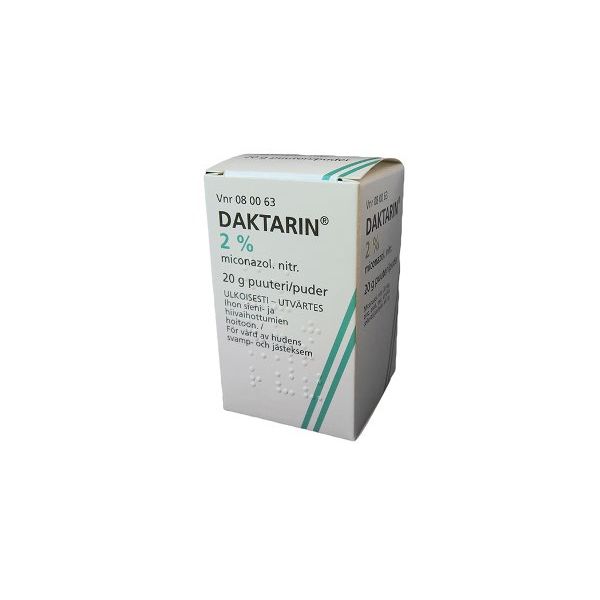 DAKTARIN puuteri 2 % 20 g