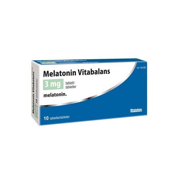 MELATONIN VITABALANS tabletti 3 mg 10 fol