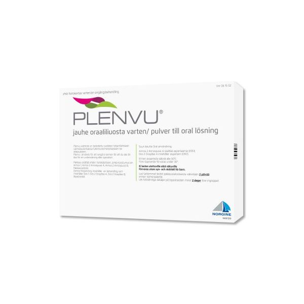 PLENVU jauhe oraaliliuosta varten 3 annospussia 1 annos