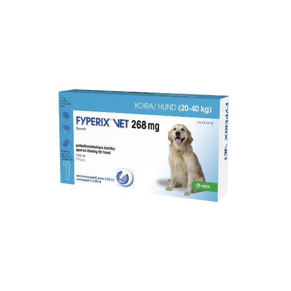 FYPERIX VET paikallisvaleluliuos 268 mg 2,68 ml