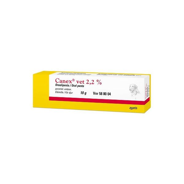 Canex vet oraalipasta 2.2 % 10 g