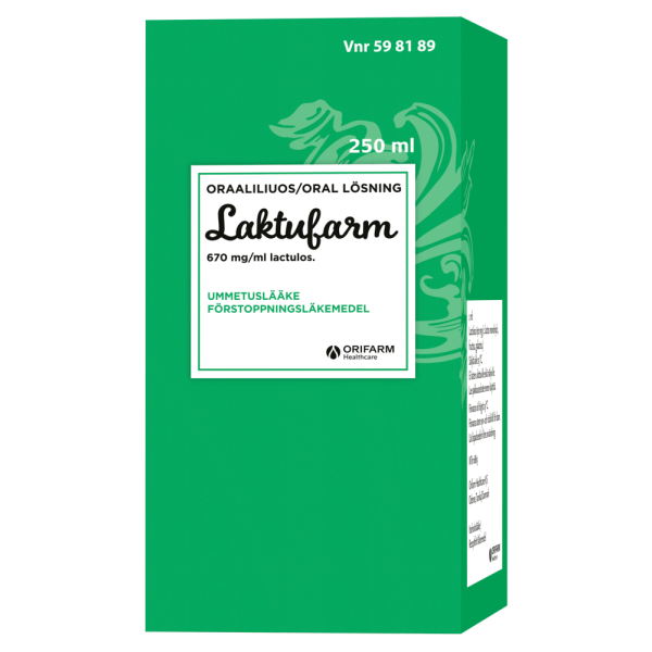 LAKTUFARM oraaliliuos 670 mg/ml 250 ml