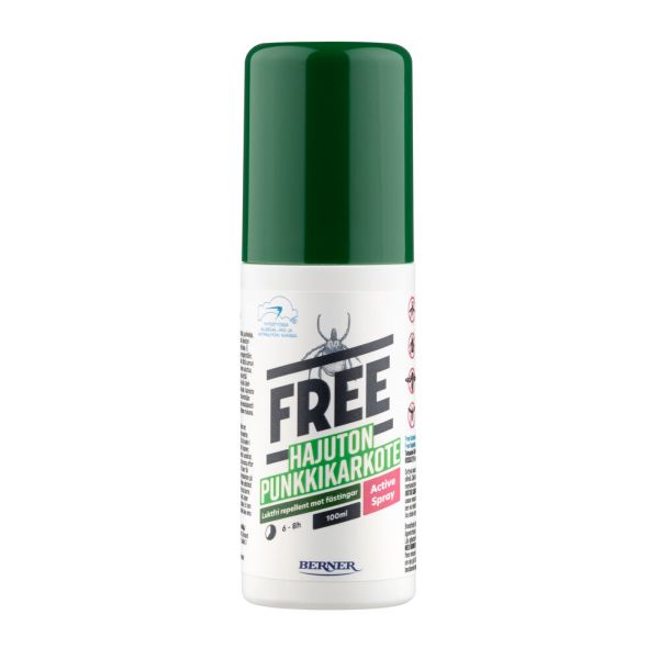 Free Active Spray Punkkikarkote 100 ml