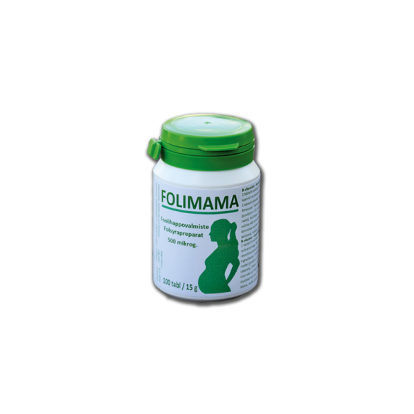 Folimama 500 mikrog 100 tabl