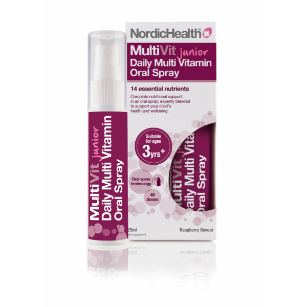 Nordic Health MultiVit Junior -suihke 25 ml