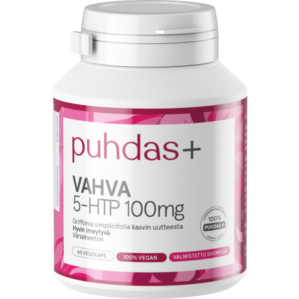 Puhdas+ 5-HTP 100 mg vegekaps 60 kpl