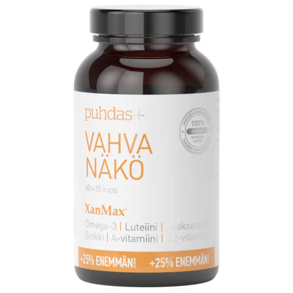 Puhdas+ Vahva Näkö 60 + 15 kaps