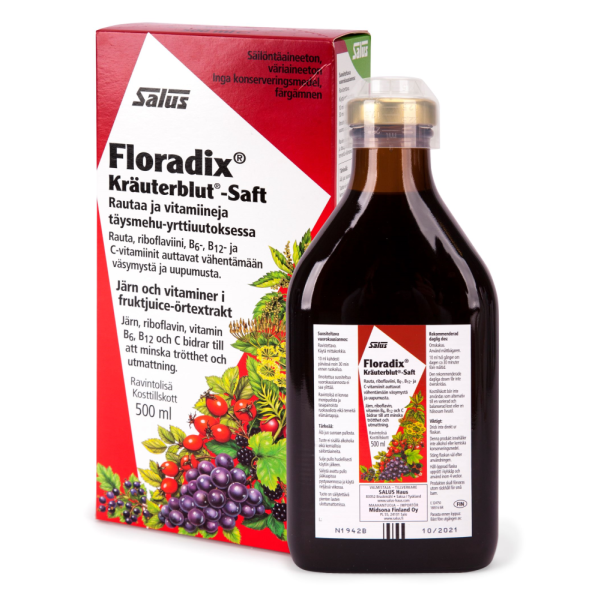 Salus Floradix Nestemäinen rautavalmiste 500 ml