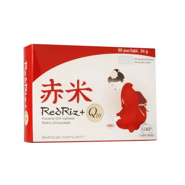 RedRiz+Q10 tabl punariisivalmiste 60 kpl