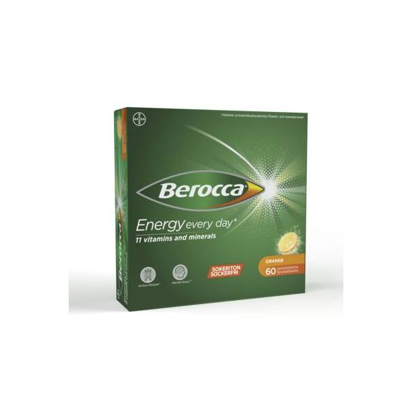 Berocca Energy Orange poretabletti 60 kpl