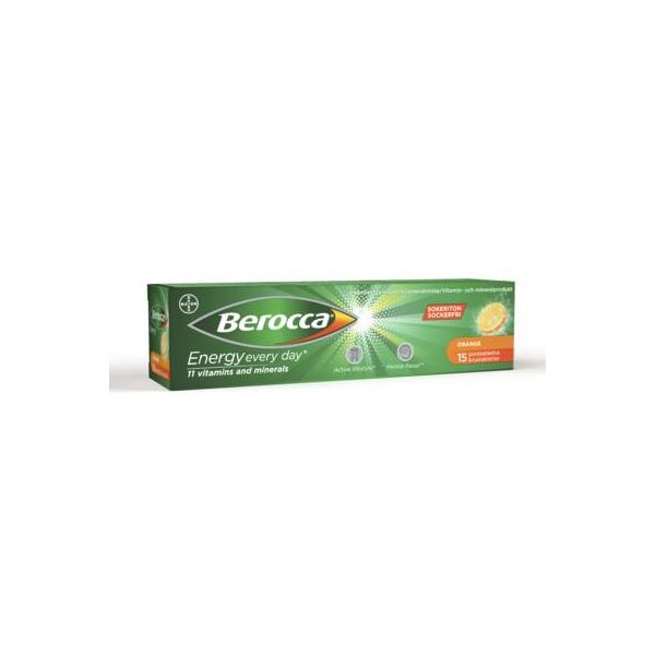 Berocca Energy Orange poretabletti 15 kpl