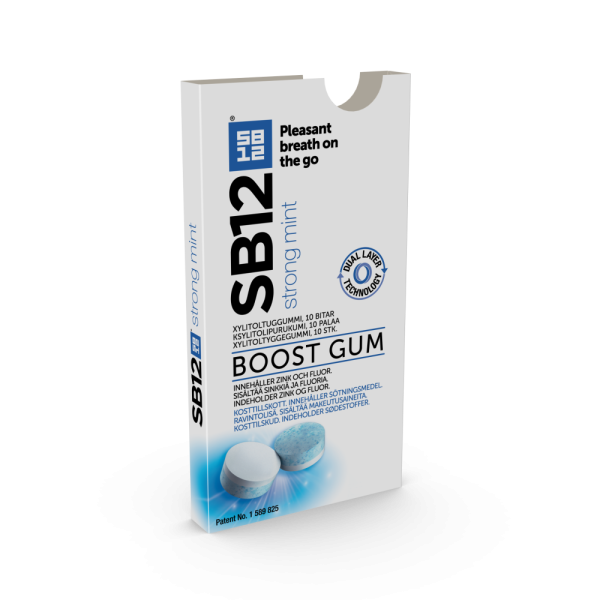 SB12 Boost Gum Stong Mint Purukumi 10 kpl