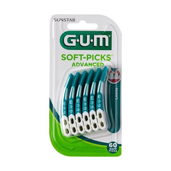GUM SOFT PICKS ADVANCED LARGE 60 KPL