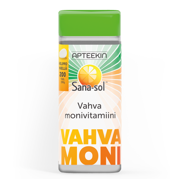 Apteekin Sana-sol Vahva monivitamiini 200 tabl