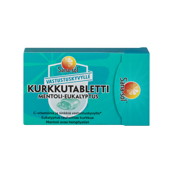 Sana-Sol Mentoli-Eukalyptus kurkkutabletti 16 kpl