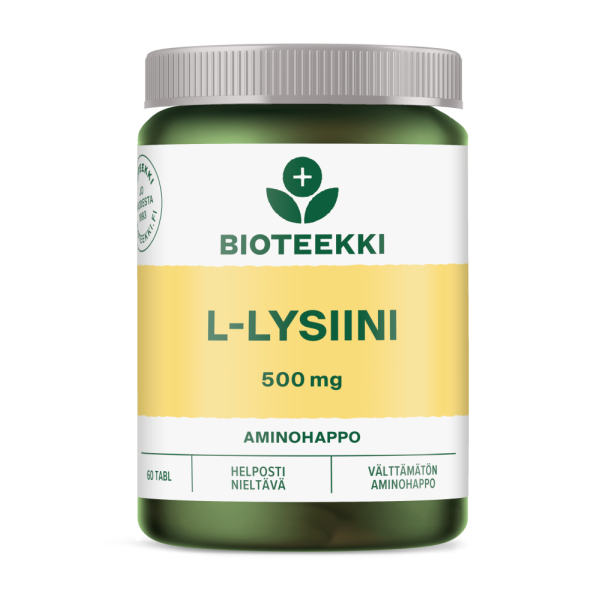 Bioteekki L-Lysiini 60 tabl