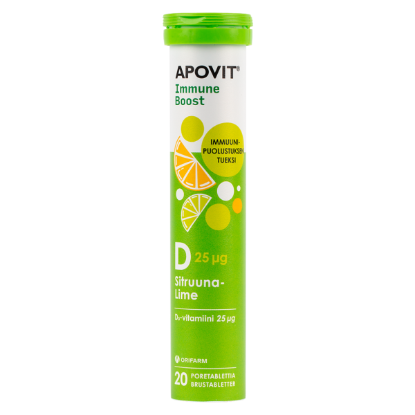 Apovit D-vitamiinipore sitr-lime 20tabl 20 tabl