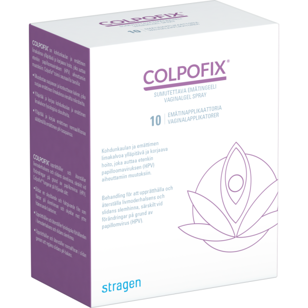 Colpofix sumutettava emätingeeli + applikaattori 10 kpl 20 ml