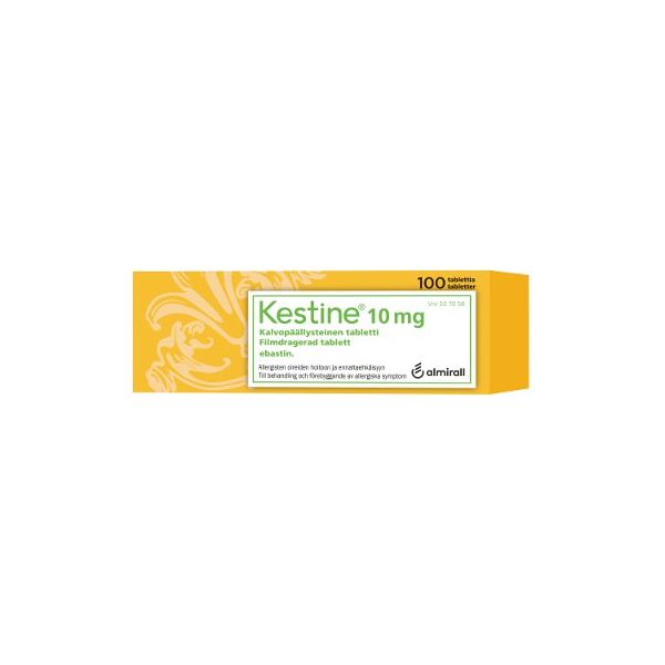 KESTINE tabletti, kalvopäällysteinen 10 mg 100 fol