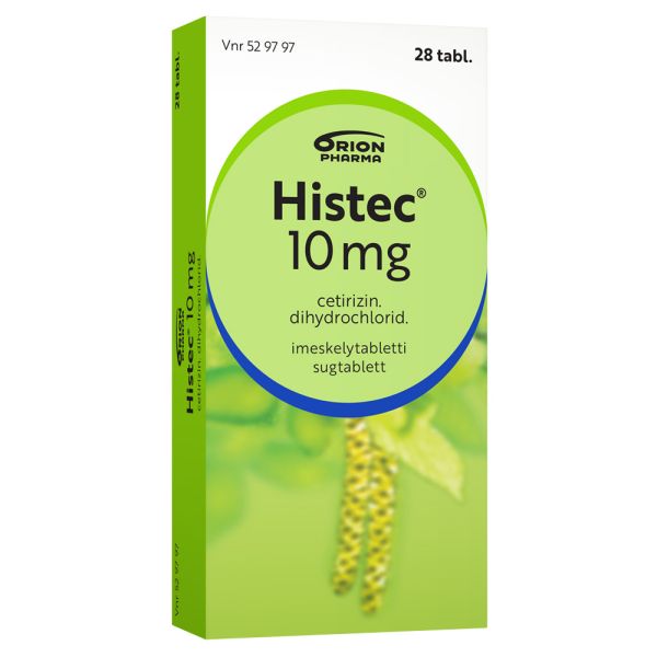 HISTEC imeskelytabletti 10 mg 28 fol